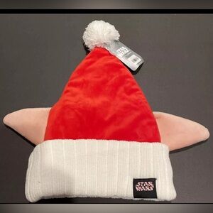 Disney Star Wars The Mandalorian Grogu Santa Hat Adult Size